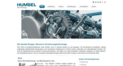 Desktop Screenshot of humbel-gears.com